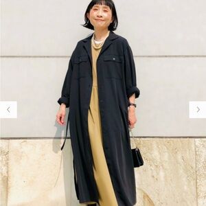 Uniqlo Black Long Jacket
